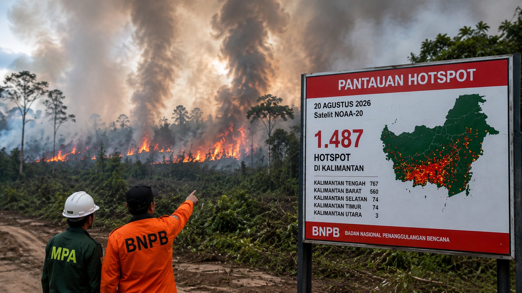 Titik Kebakaran Di Kalimantan: Pemantauan Area Rawan Penting